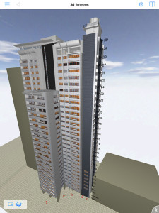 La copropriété devrait atteindre le niveau BBC rénovation, étiquette C (104 kWh/m2 SHON/an. À la clé, une économie auelle totale estimée à 227 000 € TTC. (c) Architecture Pelegrin