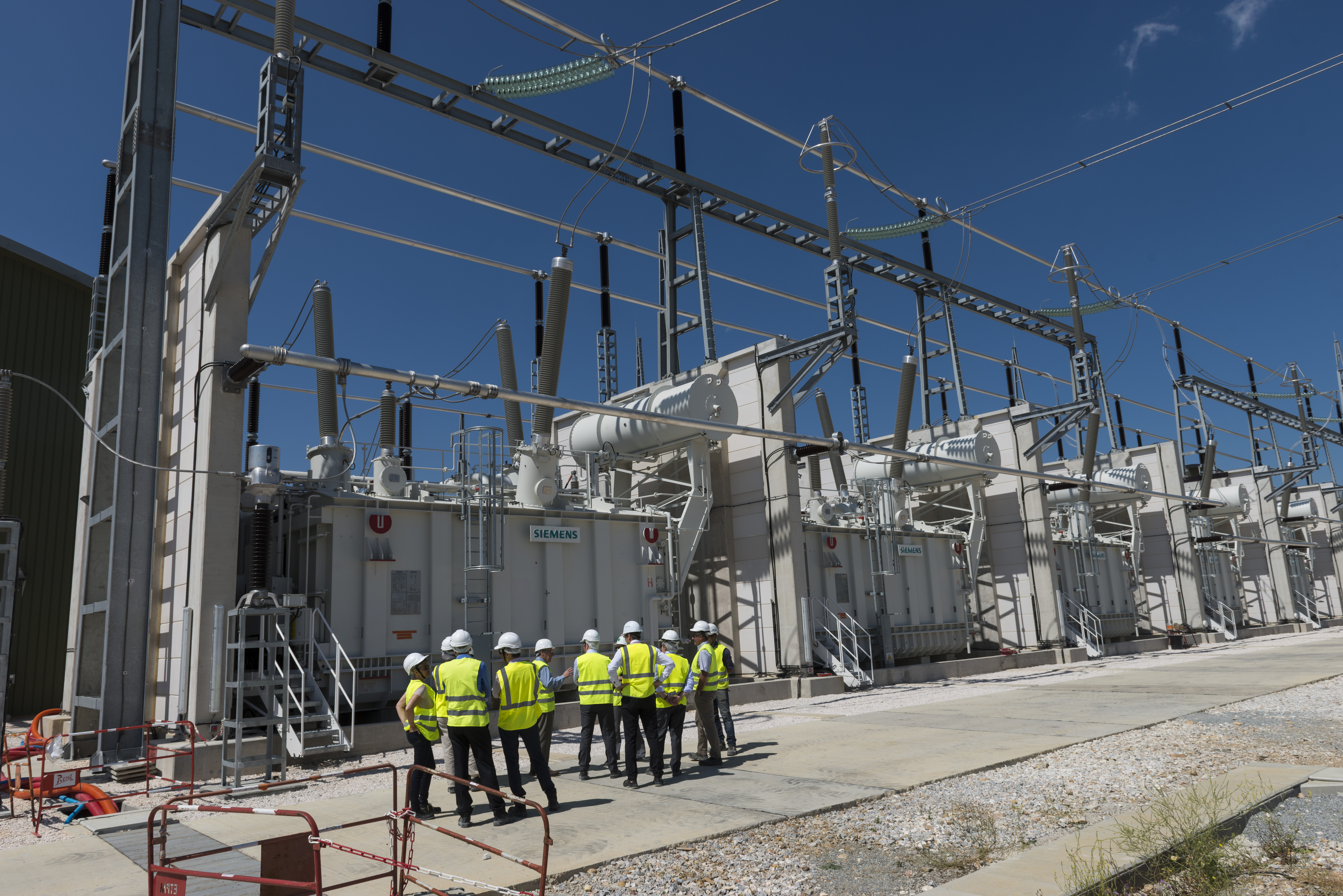 Inelfe, intercoexion électrique franco-espagnole permettant de doubler la capacité d'échange d'électricité entre les deux pays et d'intégrer davantage de production à base d'énergies renouvelables.
