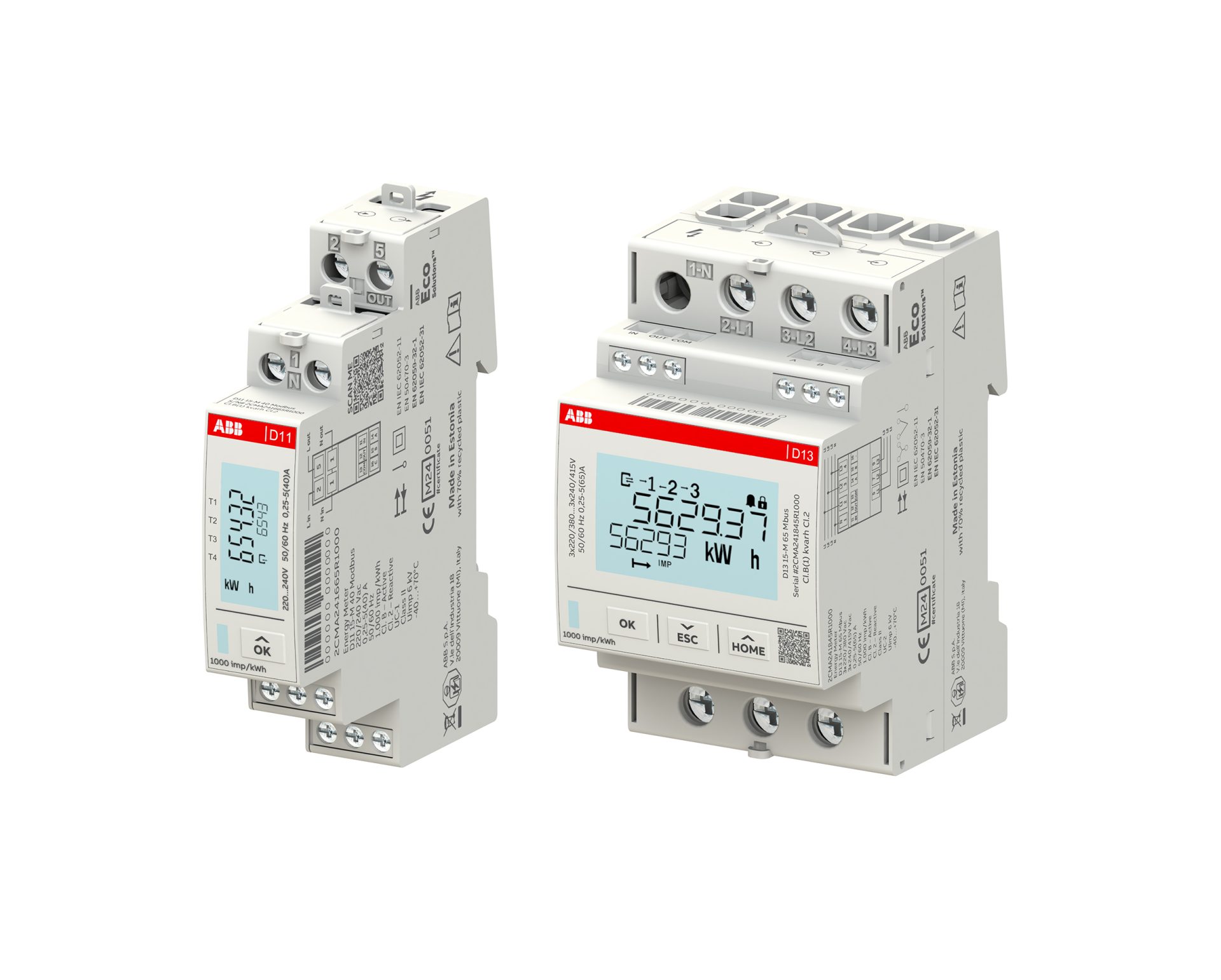 ABB lance ses nouveaux compteurs d&rsquo;énergie D11/D13 pour simplifier la gestion de l&rsquo;énergie