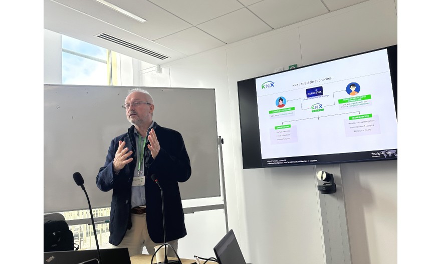 AGO de l’association KNX France chez Schneider Electric France sur le site Intencity à Grenoble : une organisation soudée autour d’une vision claire et confiante en faveur du bâtiment 4.0.