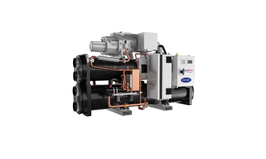 AQUAFORCE® 61XWHVZE : Carrier lance une nouvelle pompe à chaleur haute température pour les réseaux de chaleur et l’industrie