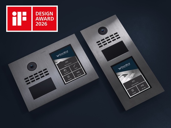 La série DoorBird D31x remporte l’iF DESIGN AWARD 2026