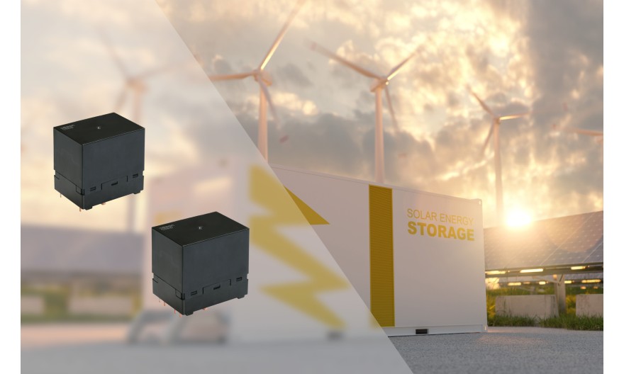 Les relais CC haute intensité OMRON assurent un isolement efficace et compact pour les systèmes de stockage d’énergie et les infrastructures de recharge